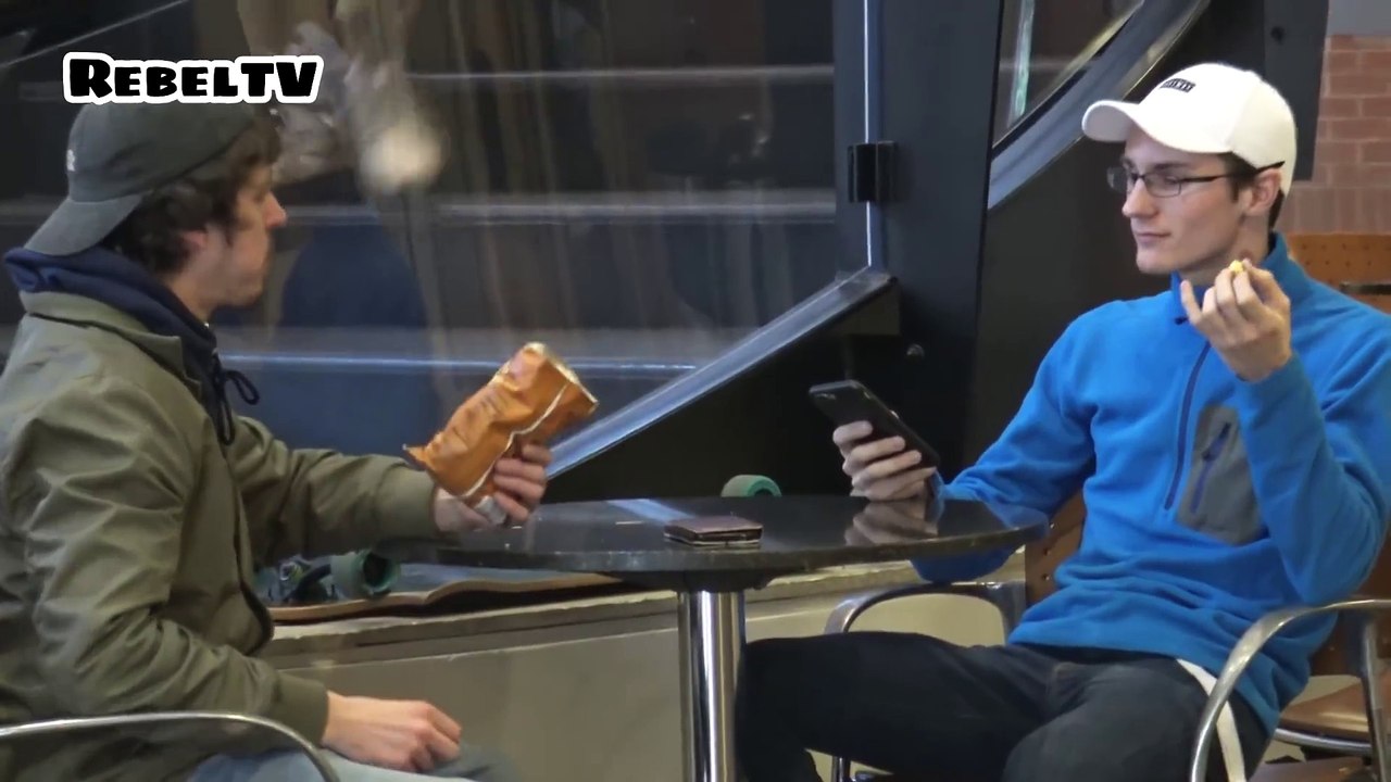 Eating Peoples Food Prank Part 2