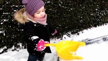 Poupée Cicciobello Neige et réalisation dun bonhomme de neige Olaf !