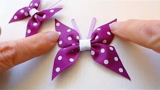 How to make a ribbon butterfly