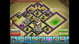 Clash of Clans - TH8 Trophy & Clan Wars Base (4 Mortars) (Anti Hog and Air) (Christmas Update)