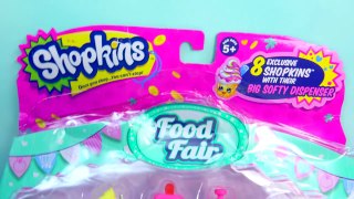 Shopkins Season 3 Playset Cool & Creamy Collection Food Fair Exclusive Ice Cream Toy Video Unboxing