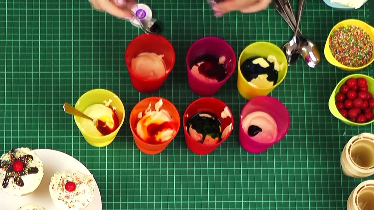 Rainbow Ice Cream Cone Cupcakes! How to Bake a RAINBOW Cupcake IN AN ICE CREAM CONE!