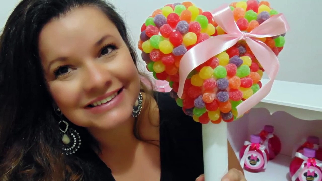 DIY ÁRVORE DE JUJUBA MICKEY E MINNIE PAULA FRANSSINETTE