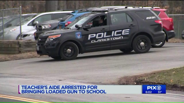 Teacher's Aide Arrested for Bringing Loaded Gun to NY School: Police