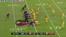 Marquise Goodwin drags toes vs. Rams