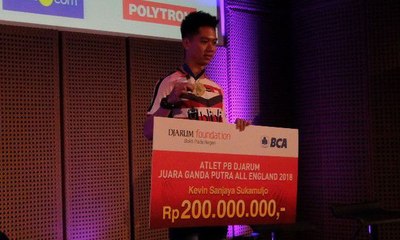 Juara All England, Kevin Sanjaya Terima Bonus dari PB Djarum