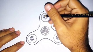 Como Desenhar um Fidget Spinner - How to Draw a Fidget Spinner