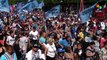 WORKERS RALLIED AGAINST SALARY CUTS IN ARGENTINA