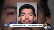 Police: Son gives father lesson in integrity after DUI crash