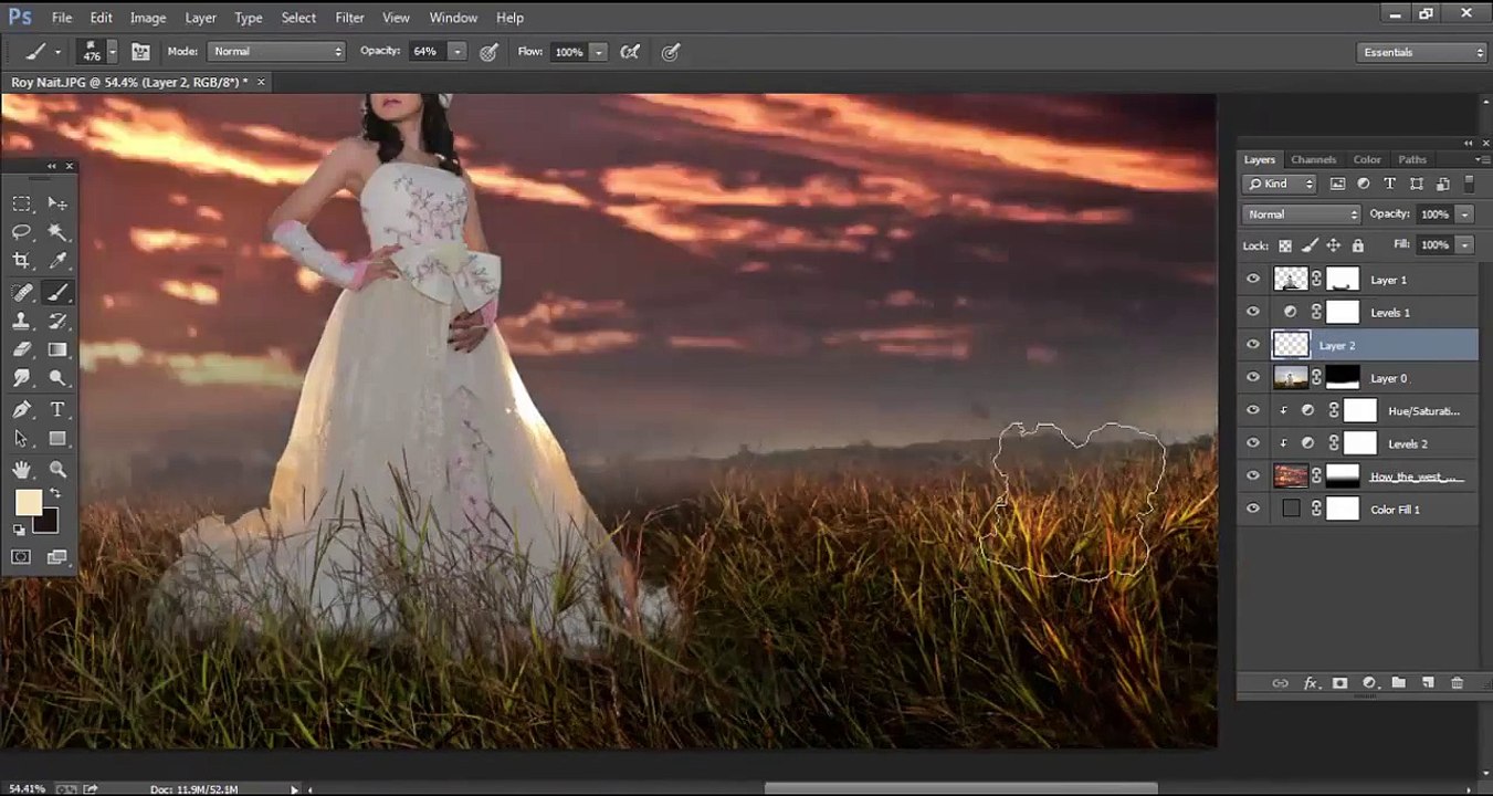 Photoshop Photo Manipulation - Dramatic Prewedding (SpeedArt)