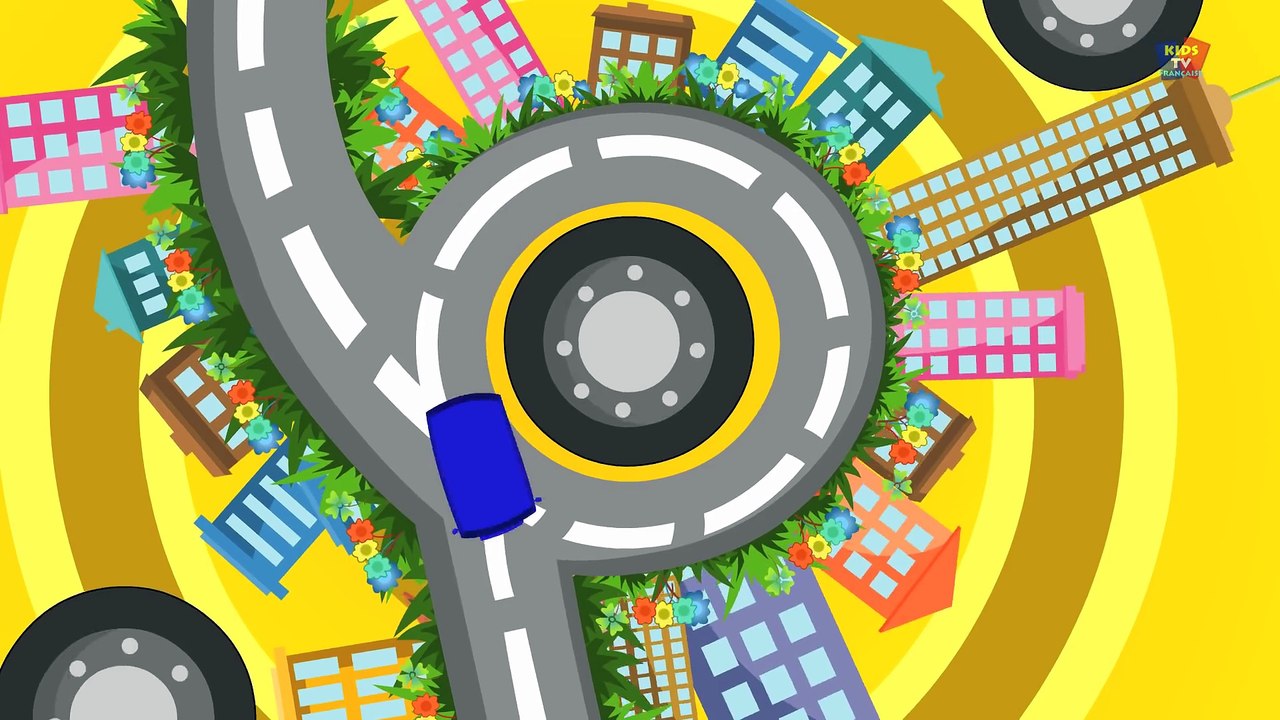 Les roues de l’autobus - Wheels on the Bus Song (French) - nursery rhymes with French lyrics