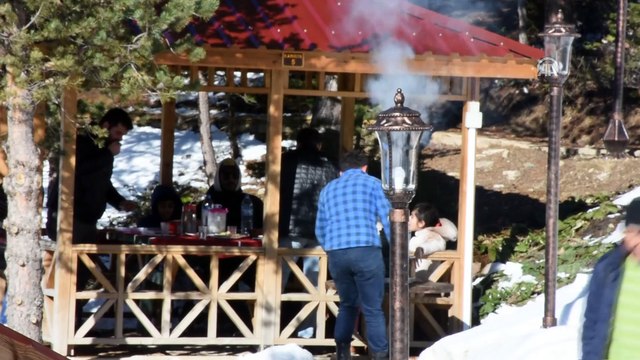 Limni Gölü Tabiat Parkı'nda kar keyfi - GÜMÜŞHANE