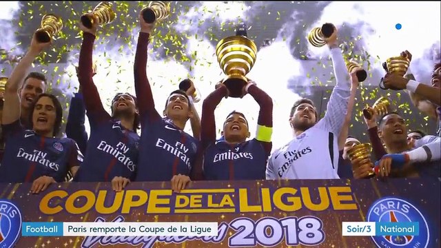 Football : le PSG remporte la Coupe de la Ligue