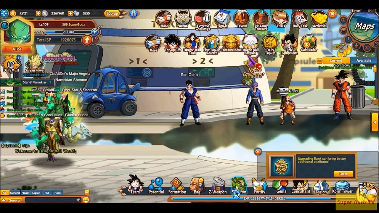 Dragon Ball Z Online - Shenron Paradise Pure Buu Consultant Ranking Reward