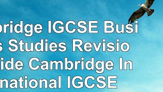 Cambridge IGCSE Business Studies Revision Guide Cambridge International IGCSE 3ceead15
