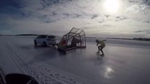 Patiner à 93 km/h sur la glace : record du monde battu !