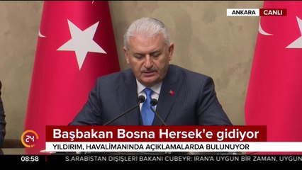 Başbakan Bosna Hersek'e gidiyor