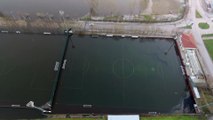 Tunca ve Meriç nehirlerinde düşüş başladı - Drone - EDİRNE