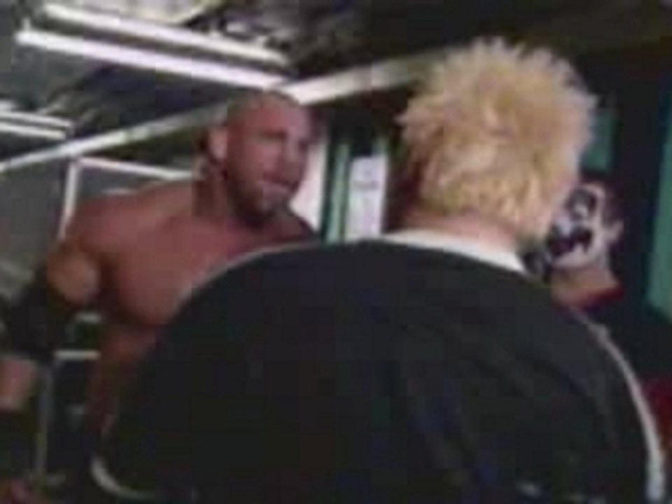 WCW Goldberg Beats Up The ICP Backstage