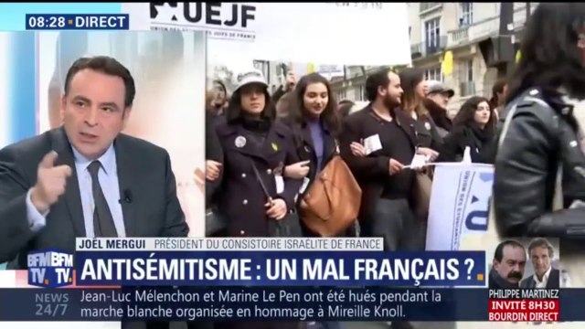 On a vécu toutes les formes d'antisémitisme , estime le président du consistoire israélite de France Joël Mergui