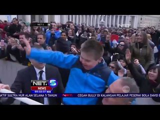 Paus Fransiskus Menghibur Anak Berkebutuhan Khusus -NET5