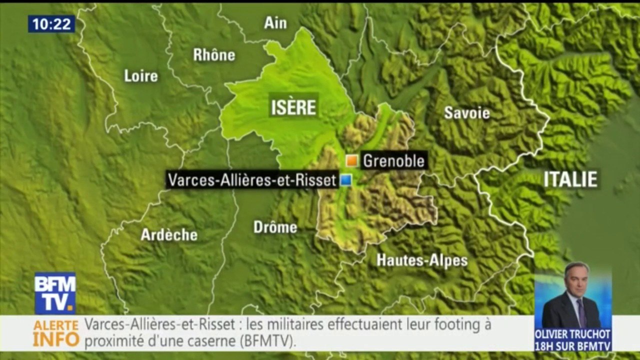 Isère: des militaires visés et menacés à Varces-Allières-et-Risset ce matin