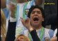 Argentina vs Serbia 6- 0 - Maradona Ikut Jadi Suporter - World Cup/ Piala Dunia 2006