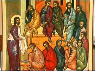 ✛ Présentation méditative de l'icône du lavement des pieds ✛