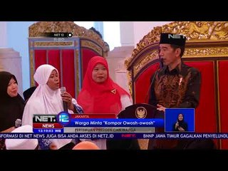 Warga Curhat Kendala Kompor Dengan Presiden  -NET12