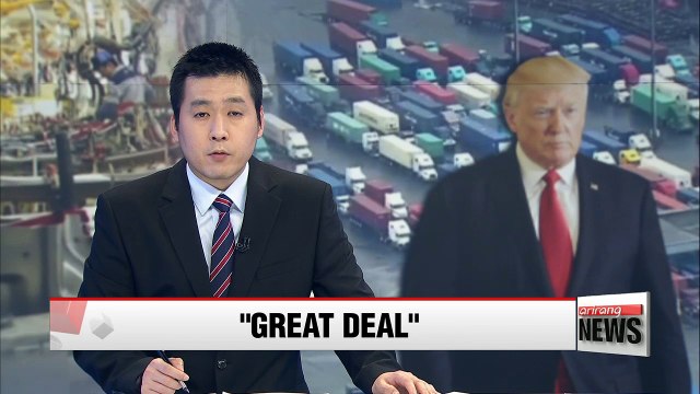 Trump applauds revised FTA as a great deal