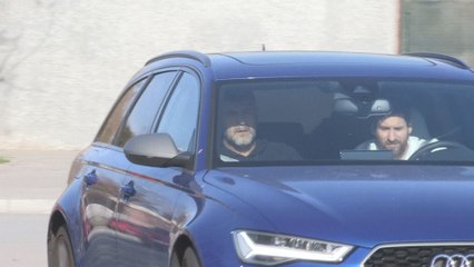 Messi acude al reconocimiento médico en la Ciudad Deportiva del Barcelona