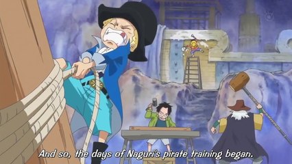 One Piece - The 3 Brothers Trains & Help Naguri To Build His Pirate Ship