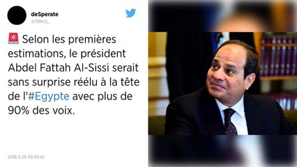Égypte. Le président Al-Sissi réélu avec plus de 90 % des voix, selon les premières estimations.