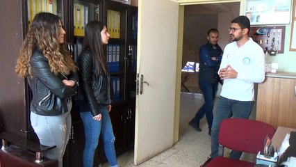 Siverek'te kırsal mahallerde bulanan okullara ecza dolabı desteği