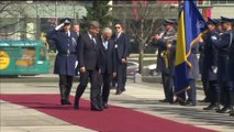 Başbakan Yıldırım Bosna Hersek'te - Karşılama töreni - SARAYBOSNA