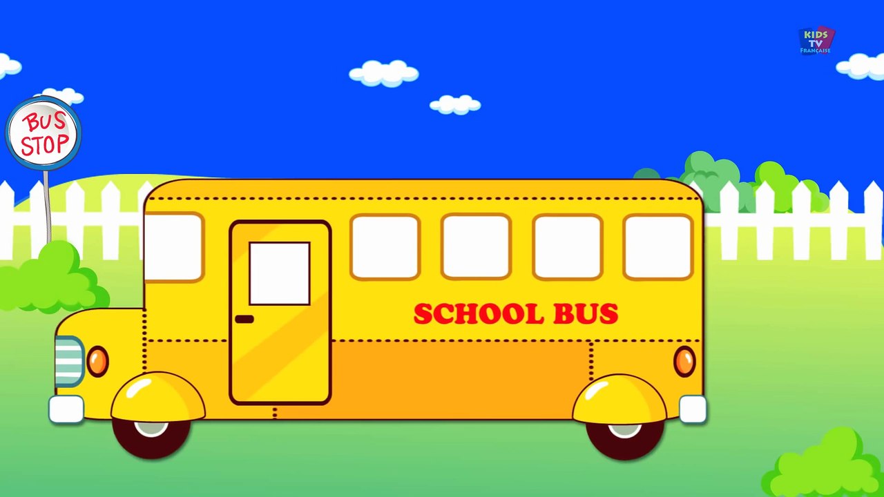 l'autobus scolaire - un dessin animé pour les enfants - School Bus