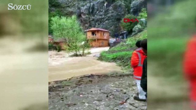 Yahyalı’yı sel ve heyelan vurdu