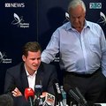 Former cricket captain Steve Smith breaks down when discussing the impact his actions had on his parents.