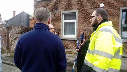 Ecaussinnes: plusieurs maisons en feu 2