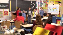 Les enfants d'Au Tableau présentent un rap à Christiane Taubira ! - C8