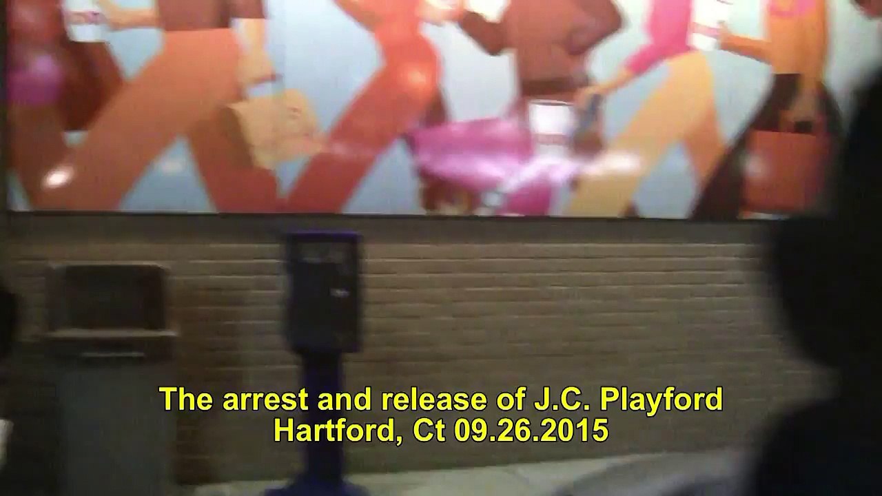 The arrest and release of J.C. Playford in Hartford CT