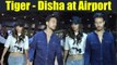 Disha Patani and Tiger Shroff SPOTTED together at airport; Watch Video | FilmiBeat