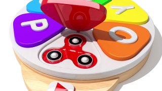 Learn Colors Make Fidget Spinner for Kids