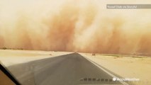 Severe sandstorm engulfs part of Egypt in towering dust clouds