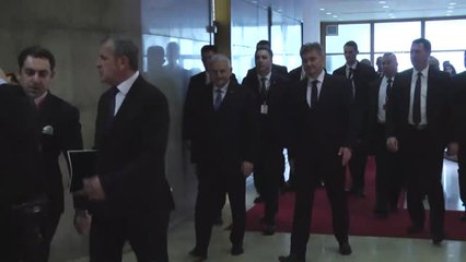 Başbakan Yıldırım-Bakanlar Konseyi Başkanı Zvizdic Görüşmesi - Heyetler Arası