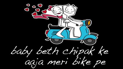 AAJA MERI BIKE PE  WhatsApp Status Songs  Animated Lyrics  Tony Kakar