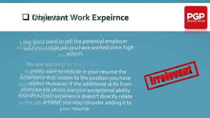 Writing the Perfect Resume - Premium Graduate Placements (PGP Australia)