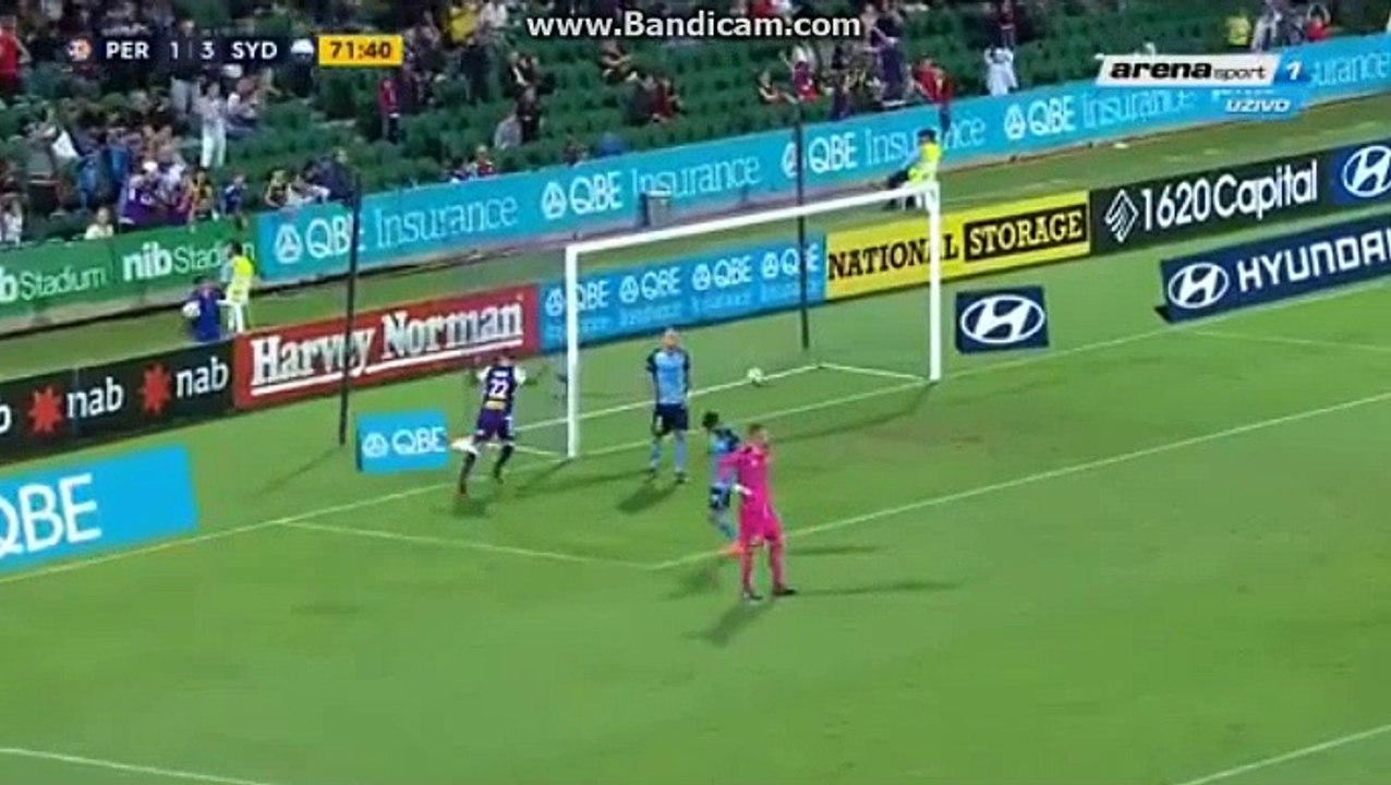 Djulbic goal//Perth glory 1-3   Sydney fc