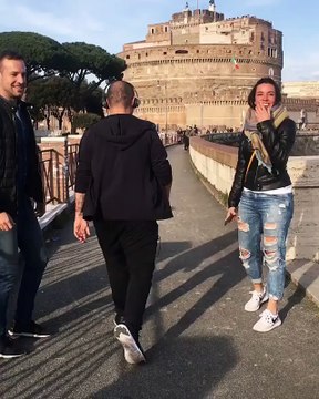 Marcos Llorente y su novia disfrutan de un viaje romántico a Roma