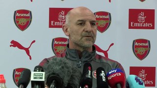 Steve Bould Pre Match Press Conference- Arsenal v Stoke City